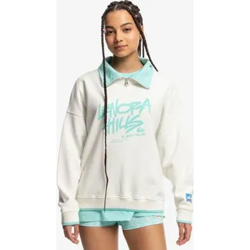 Dámská mikina MIKINA QUIKSILVER LENORA HALF ZIP WMS - bílá - L + při osobním odběru 818 Kč