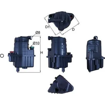 Palivový filtr Palivový filtr MAHLE KL 832D