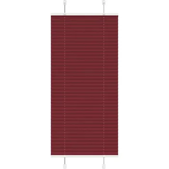 Roleta vidaXL Plisovaná roleta Bordeauxská červená 65x150 cm Šířka látky