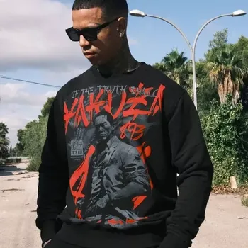 Pánská mikina Yakuza mikina DANTAI PB 25012 Black