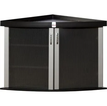 Akvaristika Stolek akvarijní DIVERSA Modern Trio rohová 72 tmavě hnědá-wenge