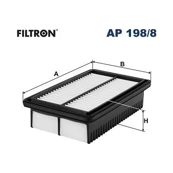 Vzduchový filtr Vzduchový filtr FILTRON AP 198/8