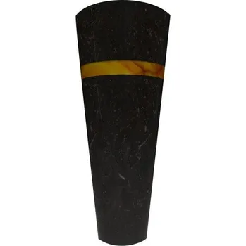 Volně stojící luxusní umyvadlo s podstavcem černý mramor / onyx, 90 cm