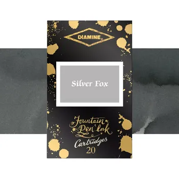 Diamine Inkoustové bombičky Diamine, 20 ks - Silver Fox