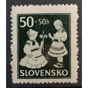 Sběratelství Známka Slovenský štát, 2 Ks, Pof.84**