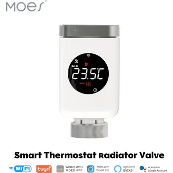Hlavice pro radiátor MOES chytrá hlavice radiátoru Wi-Fi