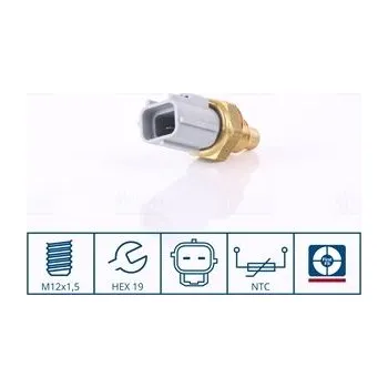Čidlo automobilu Snímač, teplota chladiva NISSENS 207043