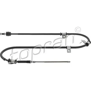 Lanko parkovací brzdy Tažné lanko, parkovací brzda TOPRAN 820 754