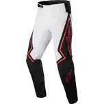 kalhoty TECHSTAR limitovaná edice ACUMEN, ALPINESTARS (bílá/černá/červená, vel. 36)