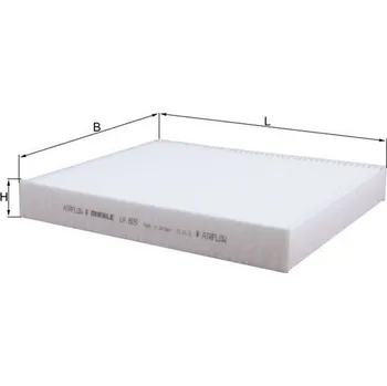 Ventilátor topení a klimatizace Filtr, vzduch v interiéru MAHLE LA 809