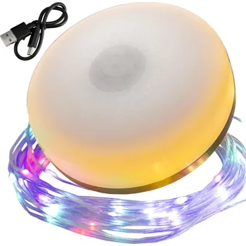 Svítilna BERGE Kempingová lampa nabíjecí LED girlanda na roli 10m RGB IPX4