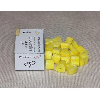 vonný vosk Fajnpocit vonný vosk palmový srdíčka s vůní Vanilka