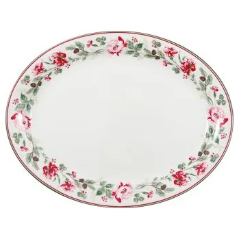 Talíř Porcelánový servírovací talíř Leonora White