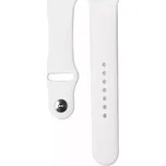 Devia Náhradní pásek Deluxe Sport k hodinkám Apple Watch bílý, kompatibilní s velikostmi 42mm, 44mm, 45mm, 49mm