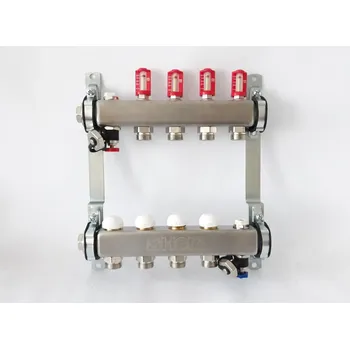 rozdělovač topení Herz Rozdělovač/sběrač nerez Sada: 11-okruhová