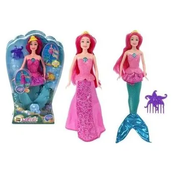 Panenka Lalka syrenka z magiczną sukienką