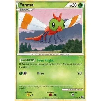 Karetní hra Pokémon TM 084/102 Yanma - Triumphant Stav: Excellent, Verze: NORMAL