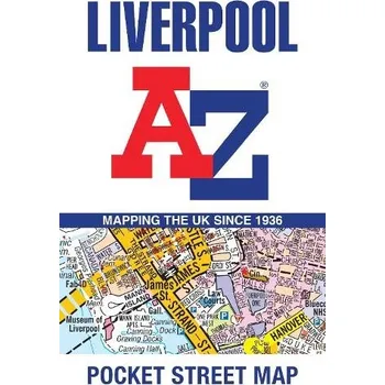 Cizojazyčná kniha Liverpool A-Z Pocket Street Map - A-Z Maps
