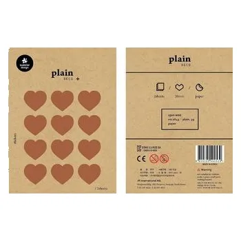 Set školních potřeb Naklejki Serca złote 20mm 2 ark.