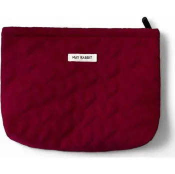 Flamenco Mystique Kosmetická taštička jednokomorová, prošívaná srdíčka, 25 x 5 x 18 cm, ks120bor.