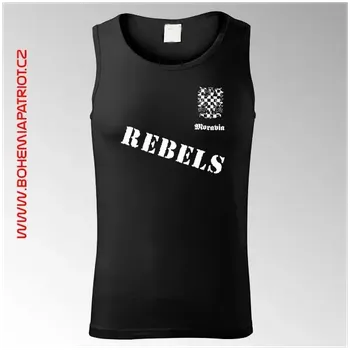 Pánské tílko Tílko s potiskem Moravia 13TI - černá / XL