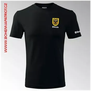 Pánské tričko Tričko s potiskem Silesia 11T - černá / 3XL