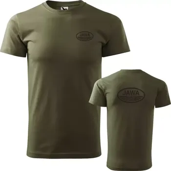 Pánské tričko Tričko JAWA 2T - khaki / L / černá