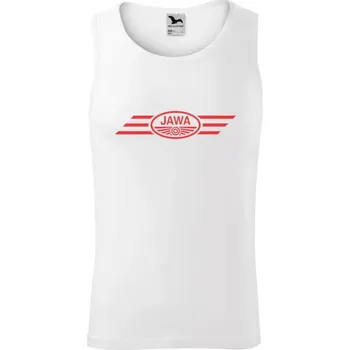 Pánské tílko Tílko JAWA 5TI - bílá / L / červená