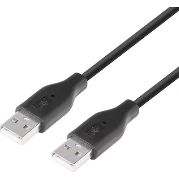 Datový kabel Kabel USB AM-AM 1,8m černý