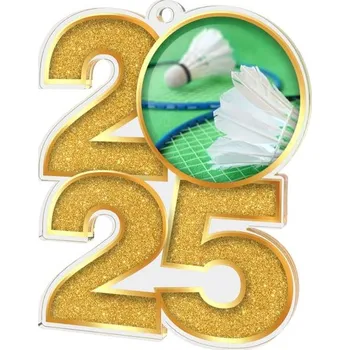 Poháry Bauer Akrylátová medaile MDA2025M18 | Badminton