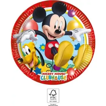 Talíř Papírové talíře Mickey Mouse 20 cm - 8 ks
