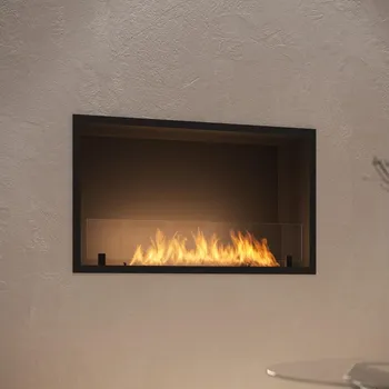 Biokrb InFire InFire - Vestavěný BIO krb 49,4x84,4 cm 3,5kW černá + záruka 3 roky