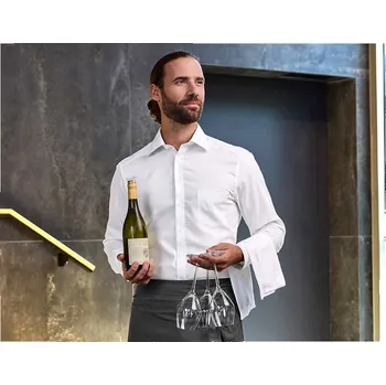 Pánská košile Business košile s dlouhým rukávem e.s.comfort velikost 47 bílá Strauss Pracovní oblečení