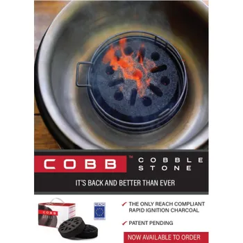 Cobb Pro Black gril na dřevěné uhlí + přepravní taška a grilovací mřížka zdarma!!! COBB 75