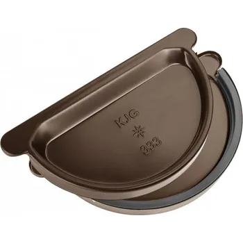 okap KJG čelo žlab. FeZn + barva, r.š.250 mm Barva: RAL 8028 Testa di Moro (hnědá)