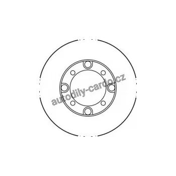 Brzdový kotouč Brzdový kotouč TRW DF3095 - MITSUBISHI COLT III, LANCER IV