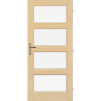 Interiérové dveře Truhlárna Dřevěné dveře ZDENA 4S (výběr) Rozměr dle ČSN: 70 / 197, Orientace Dveří: Pravé
