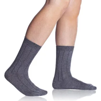 Dámská móda Bellinda BAMBUS CASUAL SOCKS - Zimní bambusové ponožky - BE491023 šedý melír 39 - 42