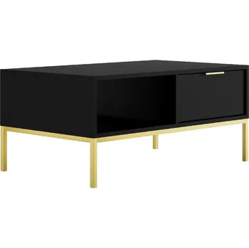 Konferenční stolek Konferenční stolek Austin 100 cm černá/zlatá