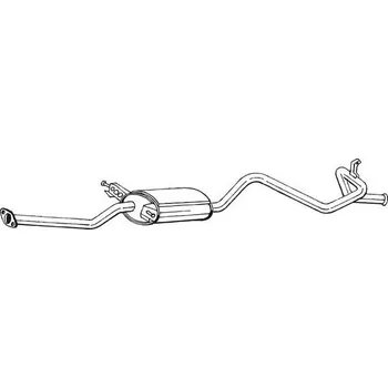 Výfukový systém Zadní tlumič výfuku BOSAL 288-217