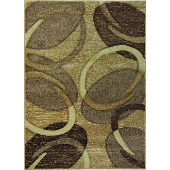 Koberec ORIENTAL WEAVERS Kusový koberec Portland 2093/AY3/Y BARVA: Hnědá, ROZMĚR: 67x120 cm