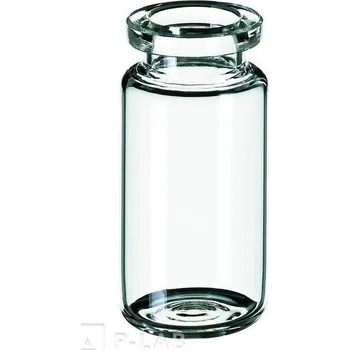 Vialka headspace ND20 se zaobleným dnem (Objem (ml): 20, Barva: hnědá, Hrdlo: rovné prodloužené, Průměr (mm): 22,5, Výška (mm): 75,5)