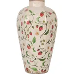 Clayre & Eef - Keramická váza WILD STRAWBERRIES 6CE1939S