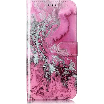Pouzdro na tablet VSECHNONAMOBIL 97961 ART Peněženkový kryt pro Honor 200 Smart 5G PINK MARBLE