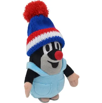 Hračka pro nejmenší Moravská ústředna Krtek 14 cm kalhotky a kulich Modrý-trikolora