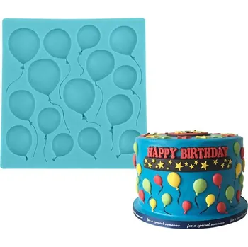 Silikonová formička balónky 9,5x9,5cm - Cakesicq