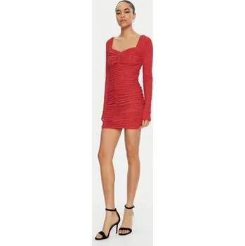 Dámské šaty ROTATE Koktejlové šaty 114441 Červená Regular Fit 36