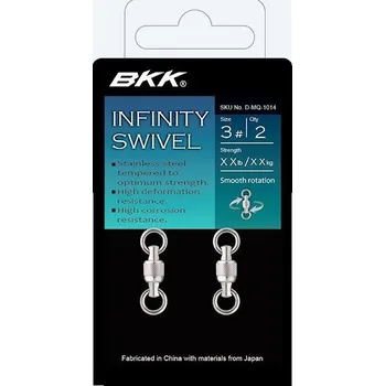 2ks - Obratlík BKK Infinity Swivel Velikost 00 25kg