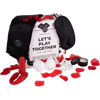 Dárková sada pro páry Dream Toys Pleasure Box LET'S PLAY TOGETHER černá - s kupónem KUP15 cena 1079 Kč + extra diskrétní expedice
