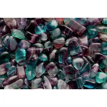 Sběratelství Fluorit duhový, tromlovaný v AA kvalitě